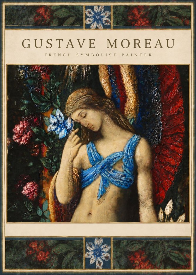 Gustave Moreau The Angel of Death No6 - Póster