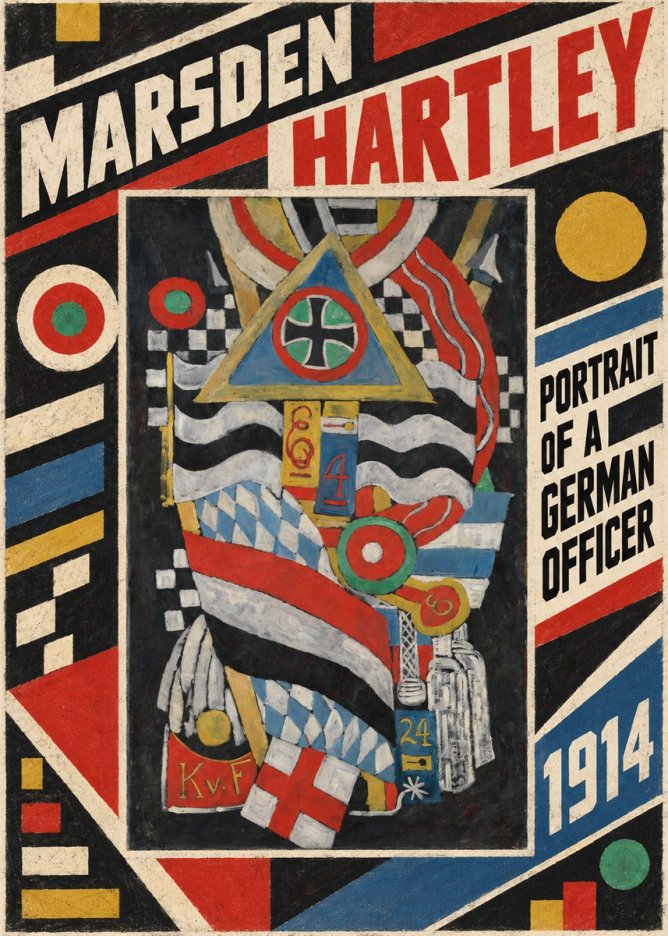 Marsden Hartley Portrait of a German Officer I No4 - Póster