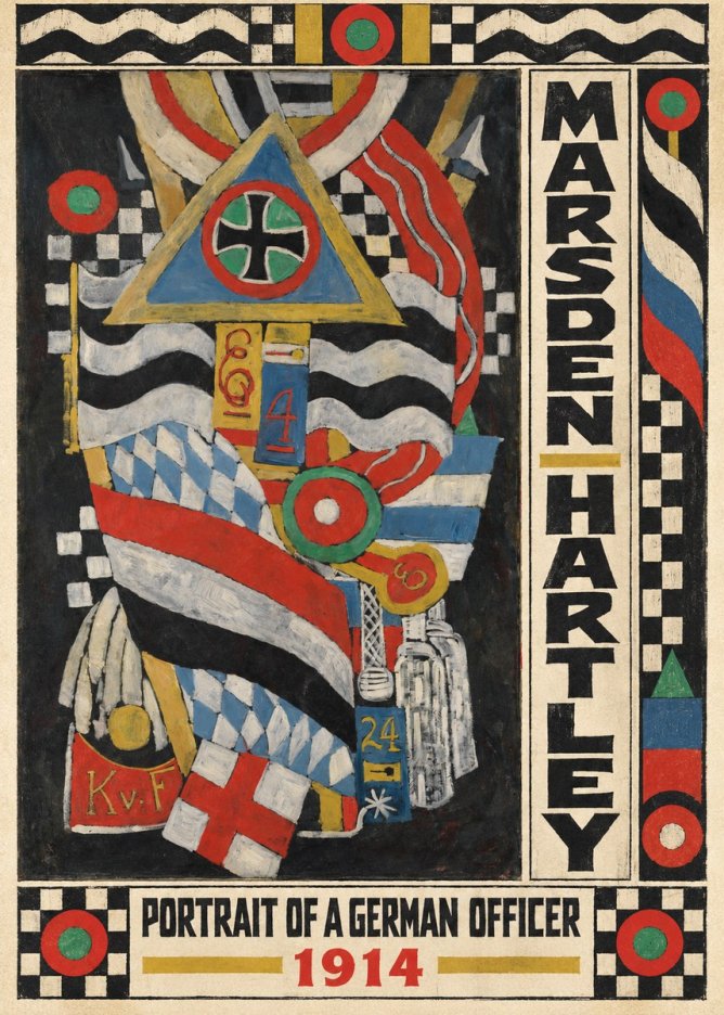 Marsden Hartley Portrait of a German Officer I No5 - Póster