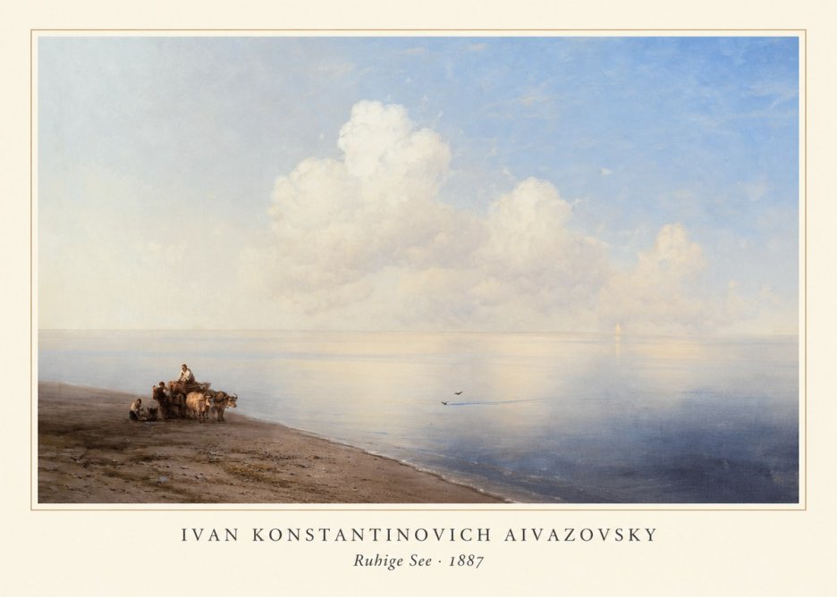 Ivan Konstantinovich Aivazovsky Ruhige See No3 - Póster