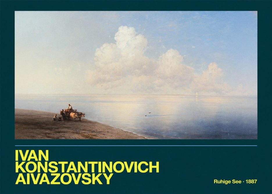 Ivan Konstantinovich Aivazovsky Ruhige See No4 - Póster