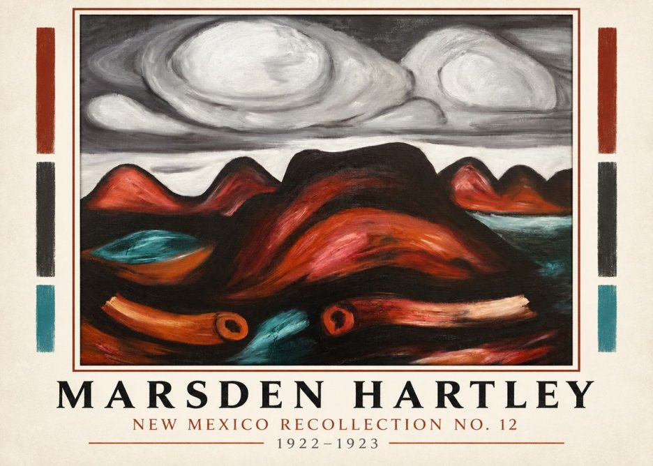 Marsden Hartley New Mexico Recollection No. 12 No1 - Póster