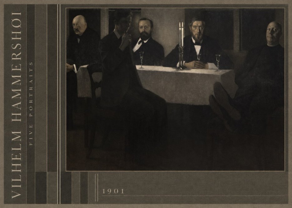 Vilhelm Hammershøi Five Portraits I No3 - Póster