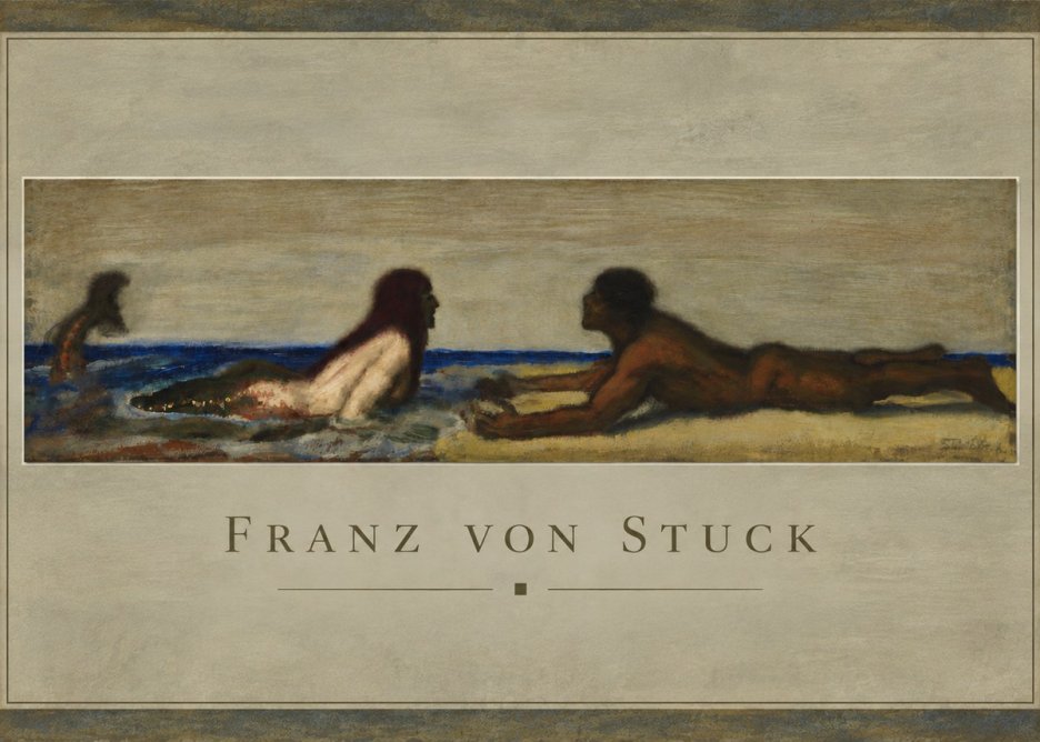 Franz von Stuck Mermaids No4 - Póster