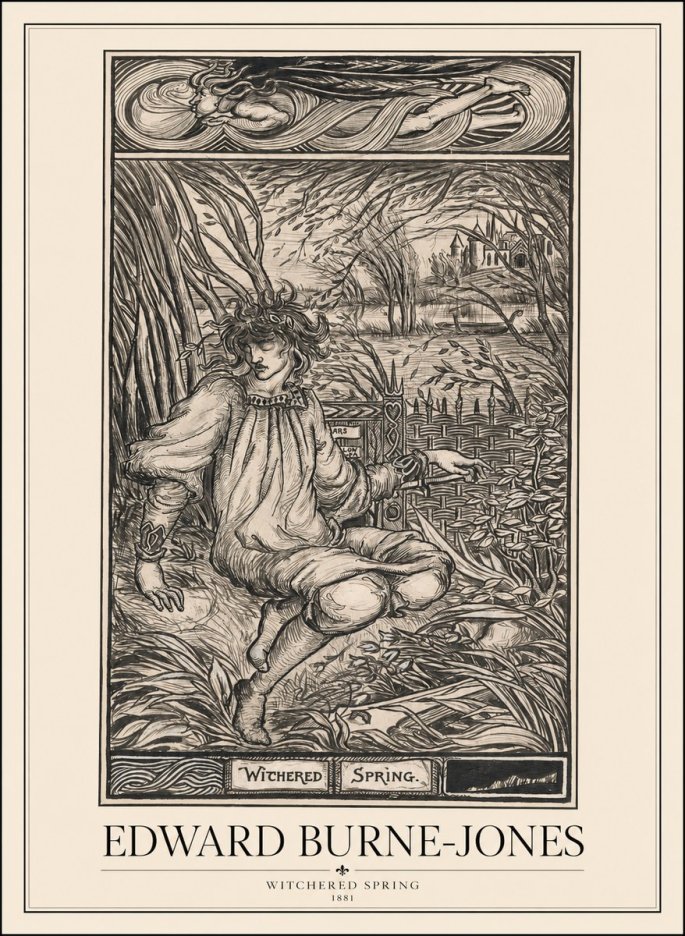 Edward Burne-Jones Withered Spring No1 - Póster