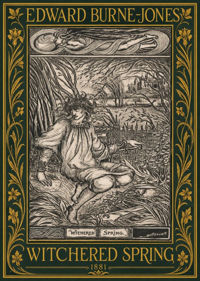 Edward Burne-Jones Withered Spring No2 - Póster