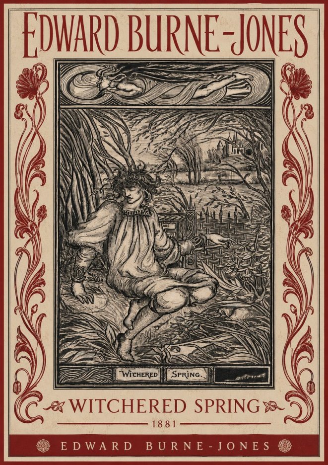 Edward Burne-Jones Withered Spring No4 - Póster