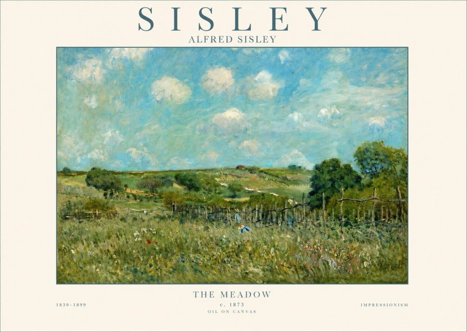 Sisley The Meadow No3 - Póster