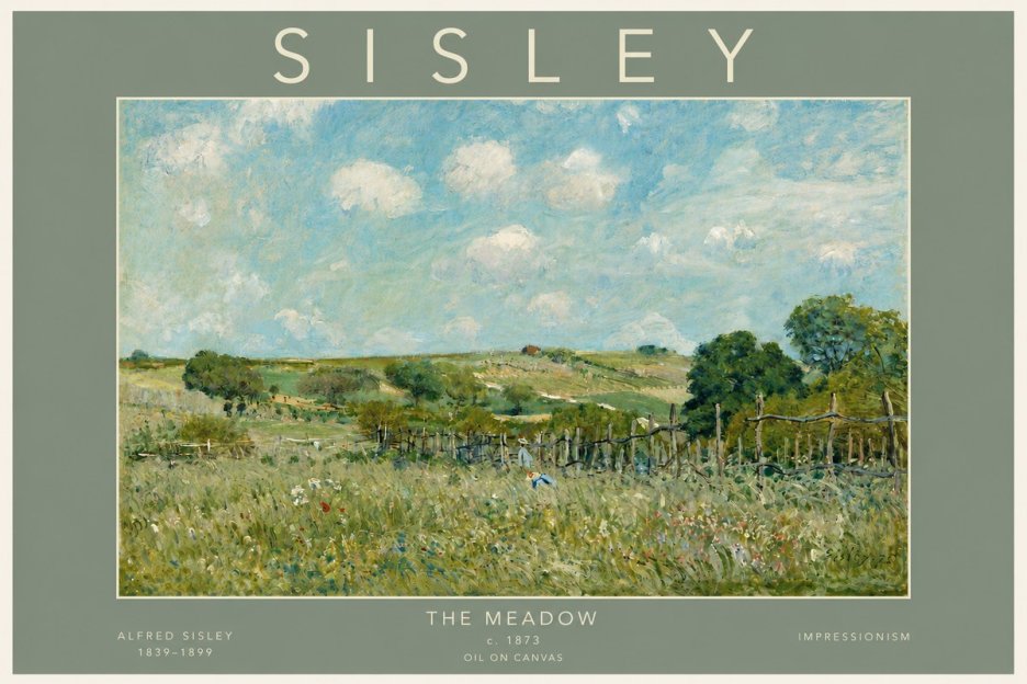 Sisley The Meadow No4 - Póster