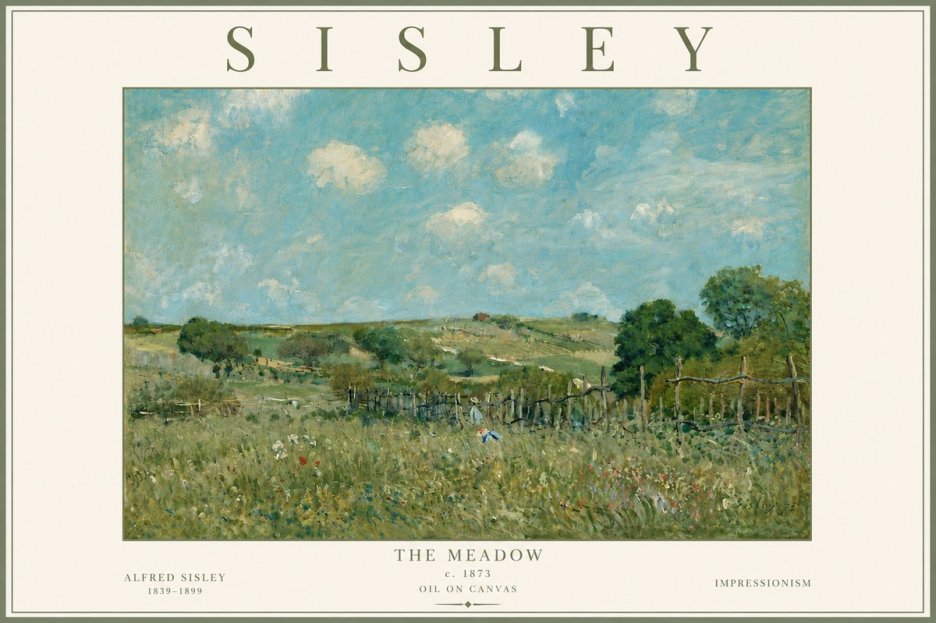 Sisley The Meadow No6 - Póster