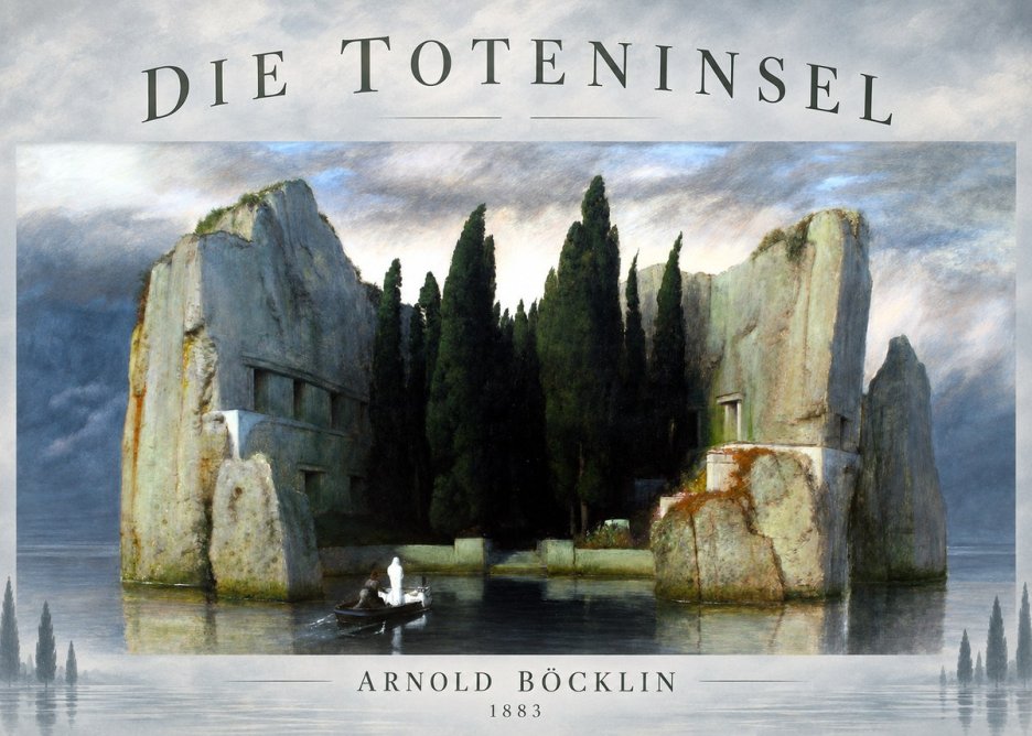 Arnold Böcklin Die Toteninsel I No5 - Póster