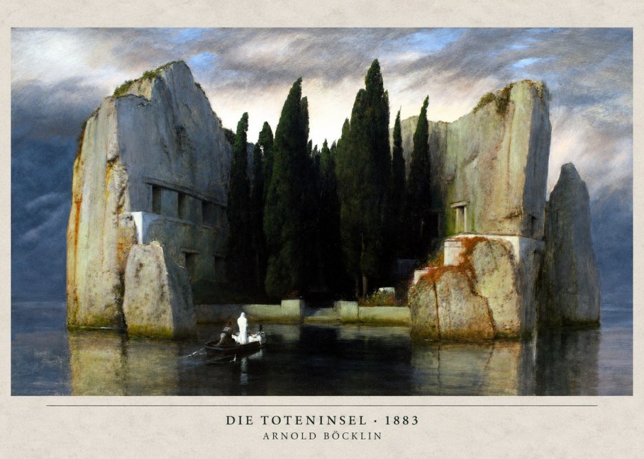 Arnold Böcklin Die Toteninsel I No6 - Póster