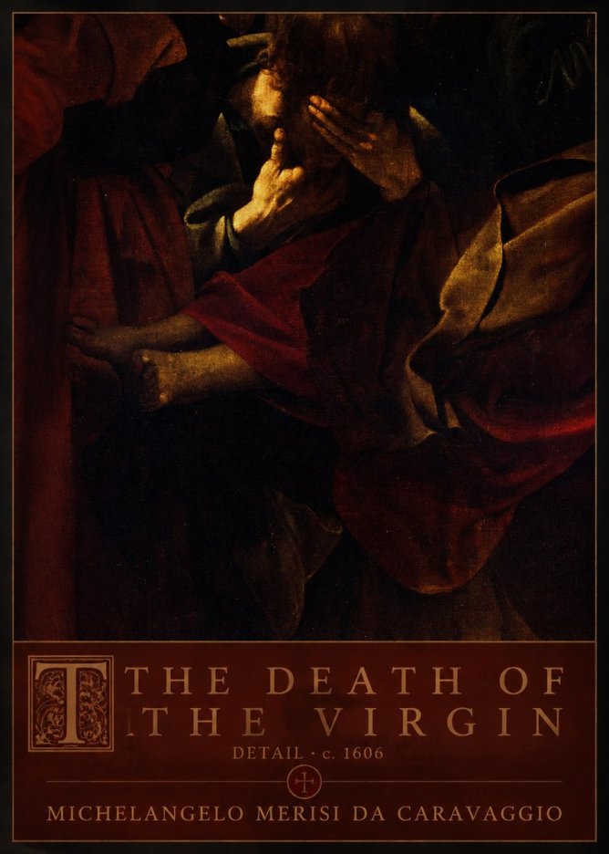 Michelangelo Merisi da Caravaggio The Death of the Virgin – Detail No5 - Póster
