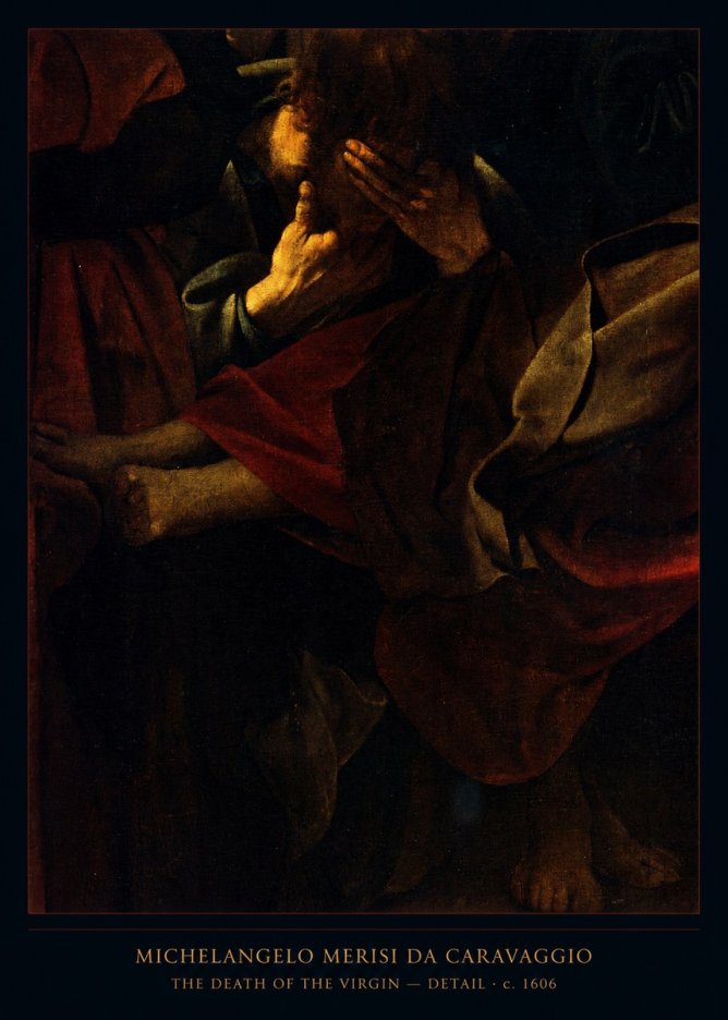 Michelangelo Merisi da Caravaggio The Death of the Virgin – Detail No6 - Póster