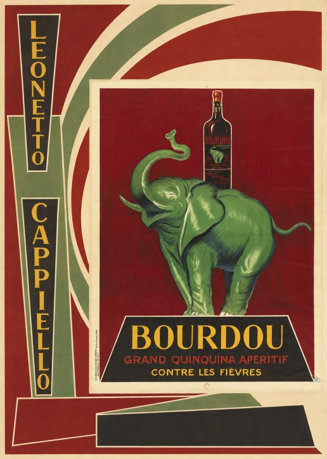 Leonetto Cappiello Bourdou No5 - Póster