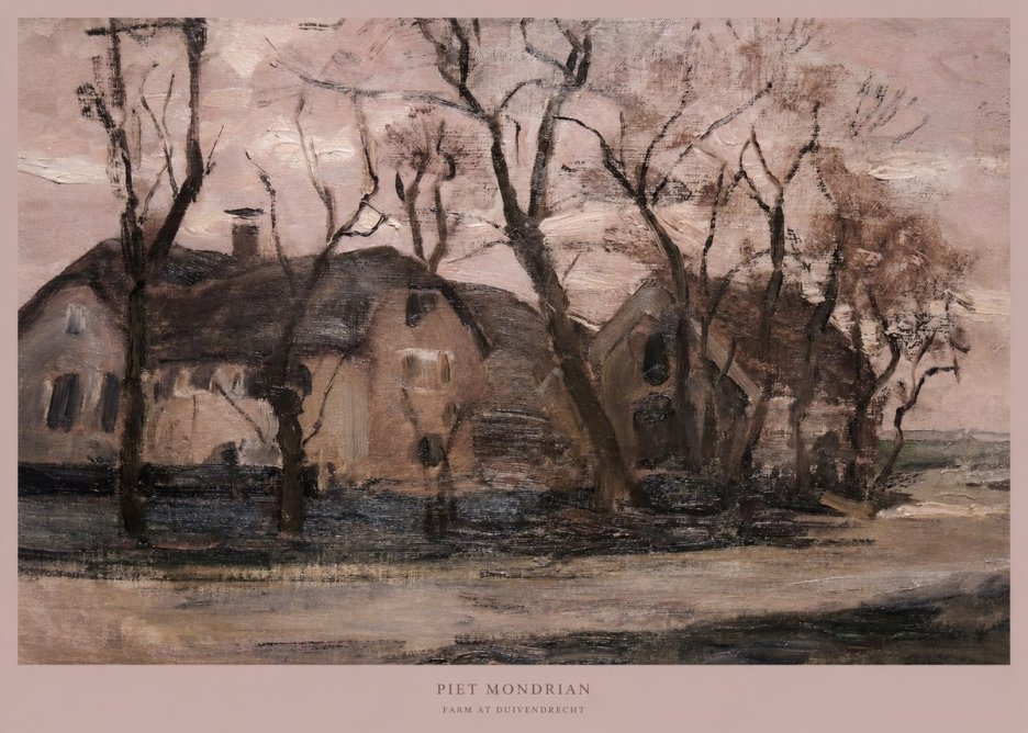Piet Mondrian Farm at Duivendrecht No5 - Póster