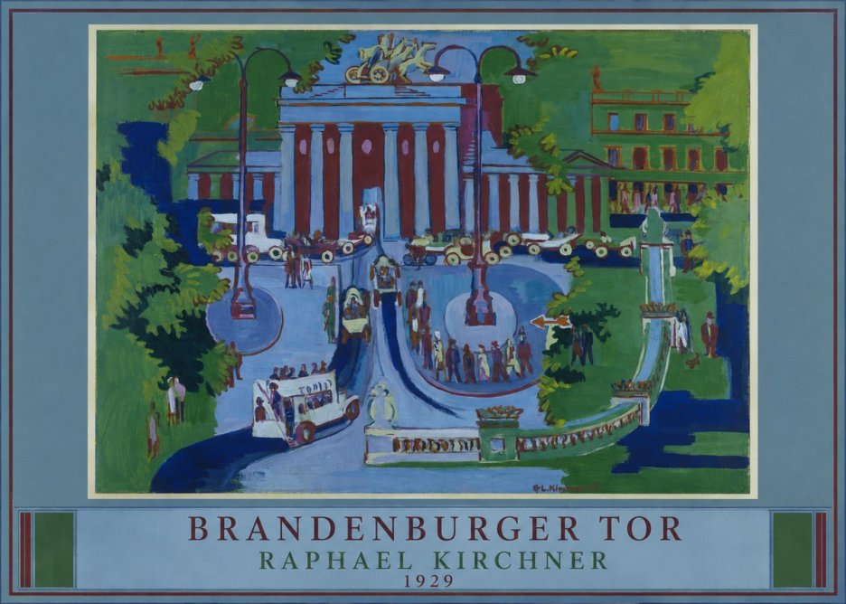 Raphael Kirchner Brandenburger Tor 1929 No4 - Póster