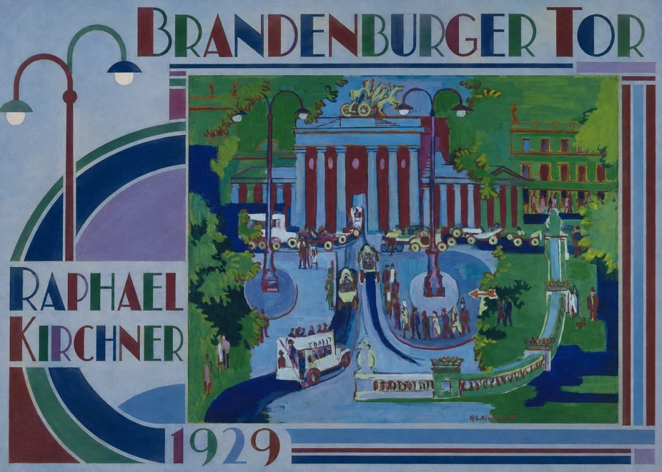 Raphael Kirchner Brandenburger Tor 1929 No5 - Póster