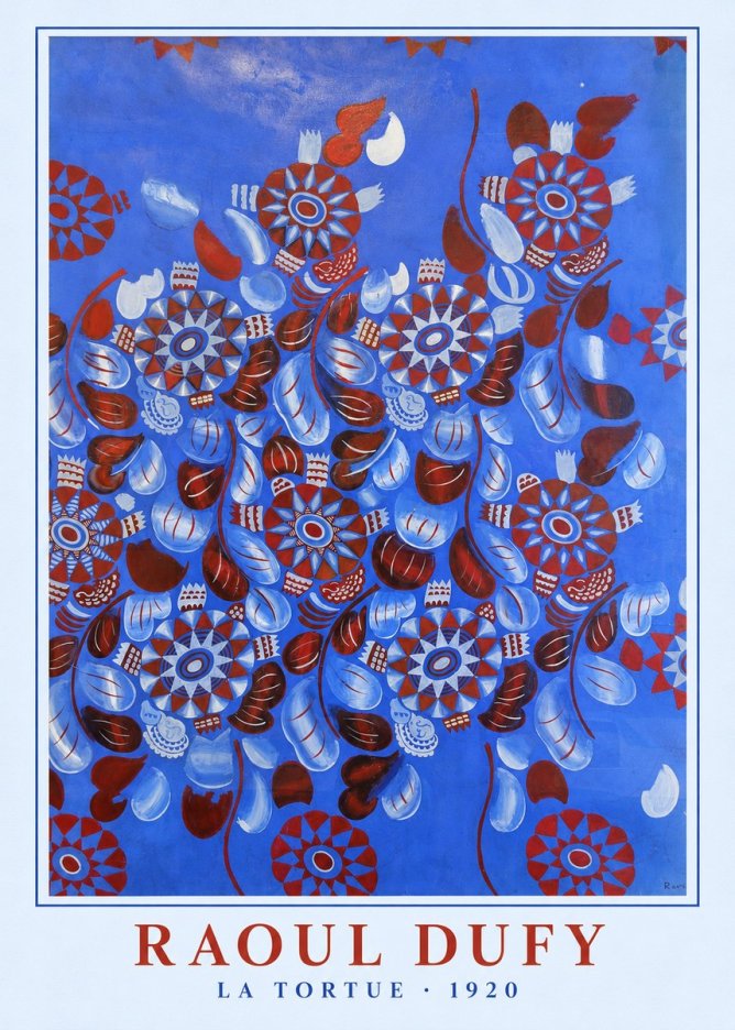 Raoul Dufy La Tortue No2 - Póster