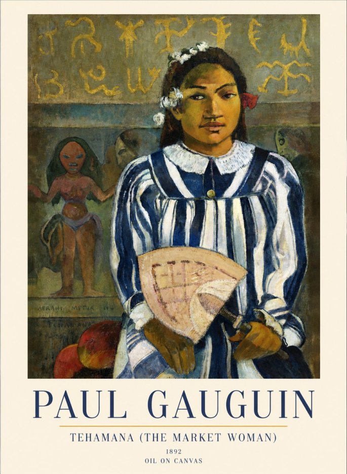 Paul Gauguin Merahi Metua (Young Woman) No6 - Póster