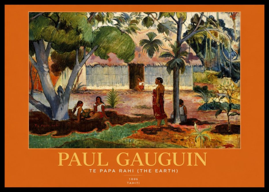 Paul Gauguin Te Papa Rahi (the Earth) No1 - Póster