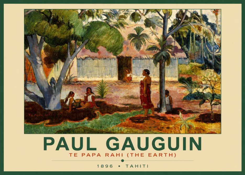Paul Gauguin Te Papa Rahi (the Earth) No2 - Póster