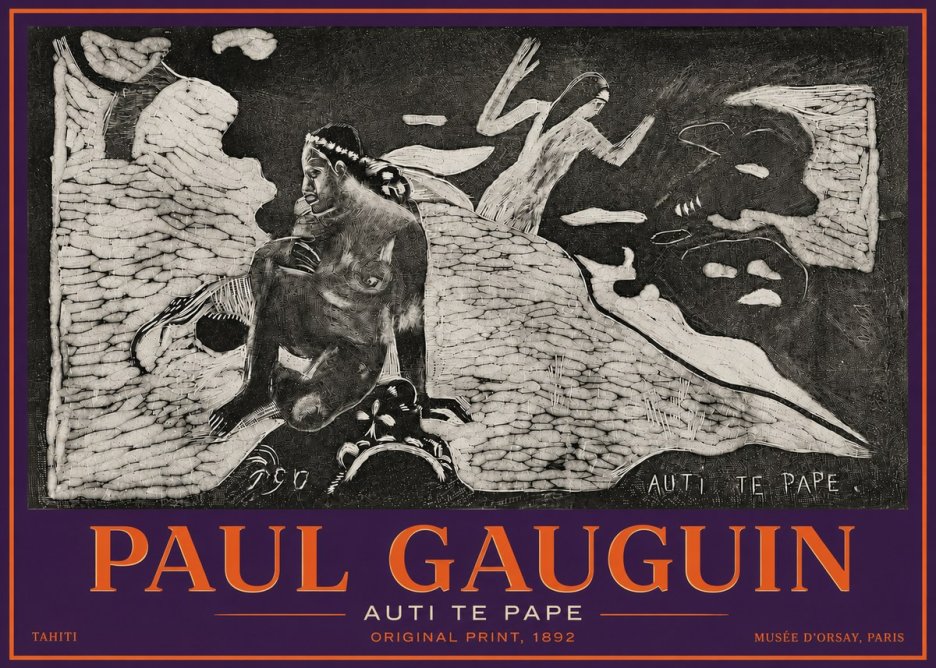 Paul Gauguin Auti Te Pape No5 - Póster