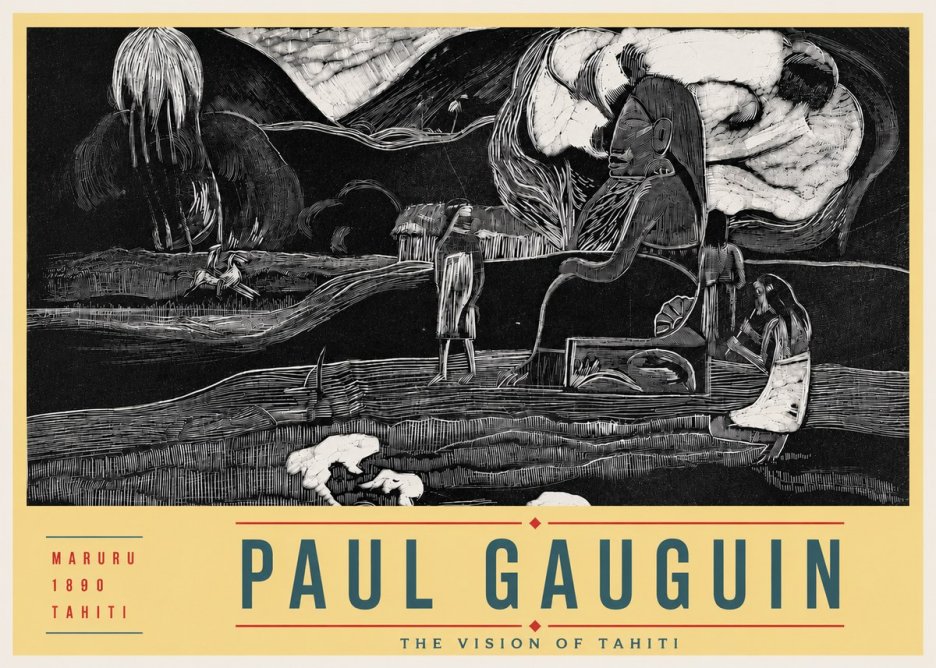 Paul Gauguin Maruru No4 - Póster