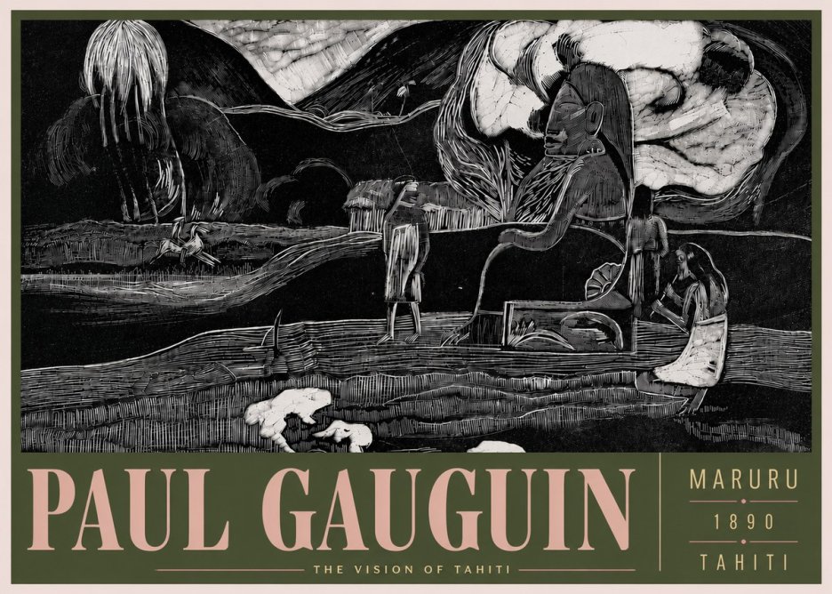 Paul Gauguin Maruru No5 - Póster