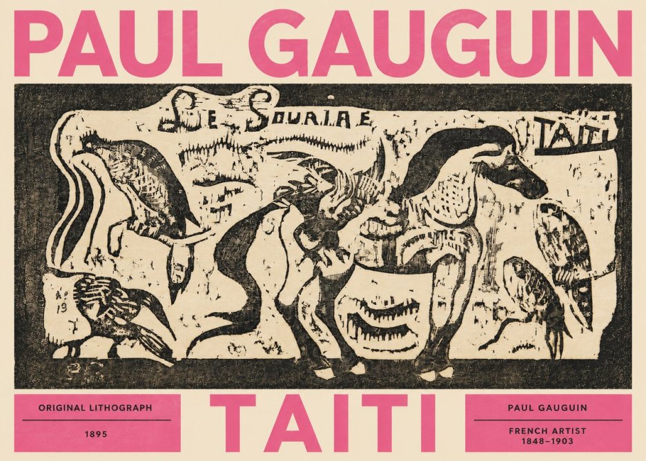 Paul Gauguin Taiti No3 - Póster