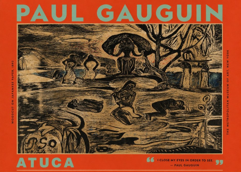 Paul Gauguin Atuca No2 - Póster