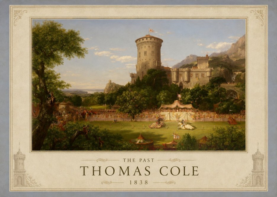 Thomas Cole The Past No1 - Póster