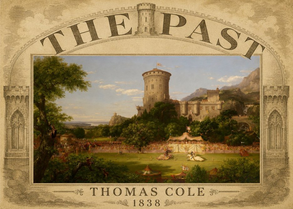Thomas Cole The Past No3 - Póster