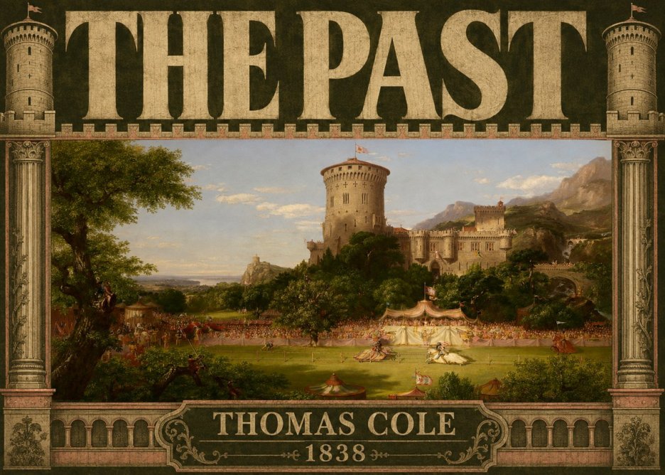 Thomas Cole The Past No5 - Póster