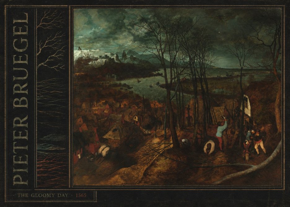 Pieter Bruegel The Gloomy Day No2 - Póster