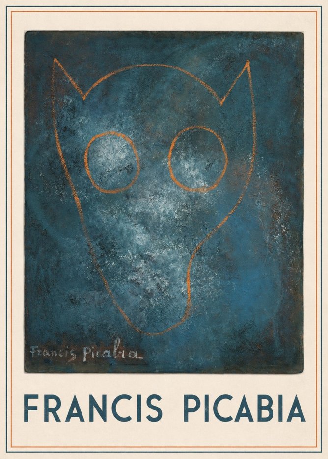 Francis Picabia Abstract Head No1 - Póster