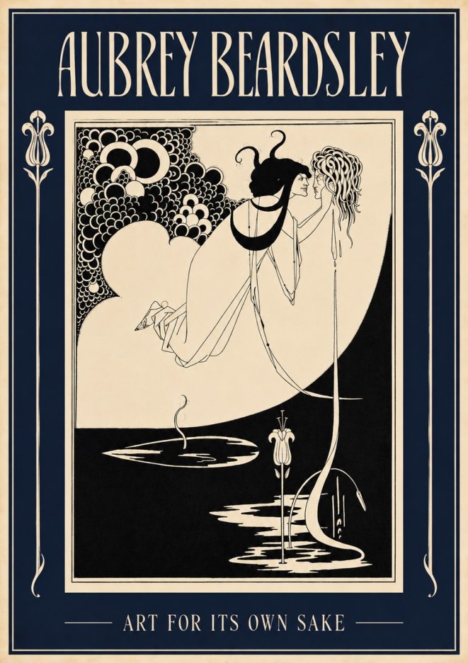 Aubrey Beardsley Art for Its Own Sake No2 - Póster