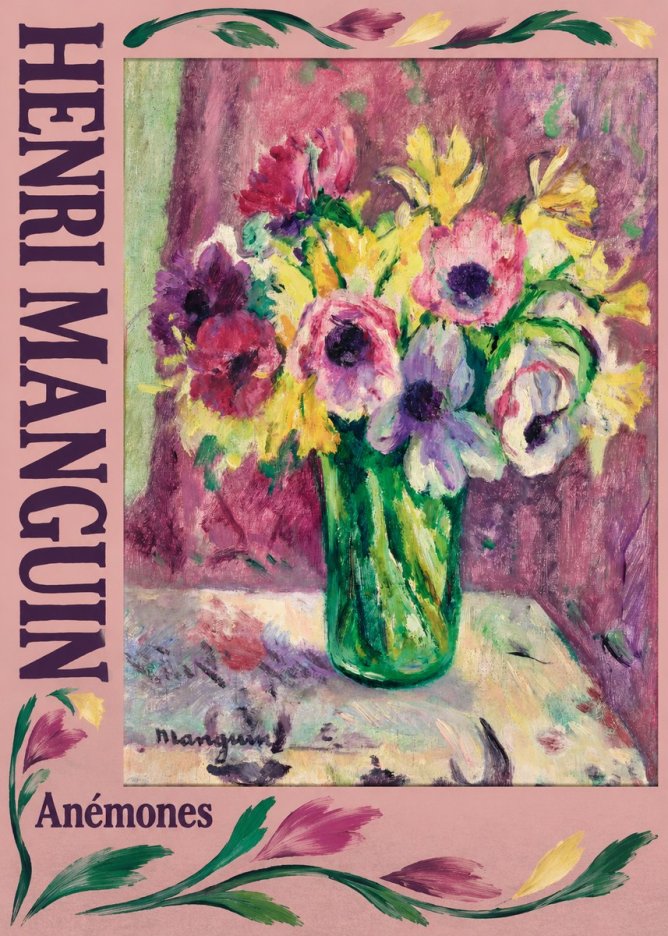 Henri Manguin Anémones No3 - Póster