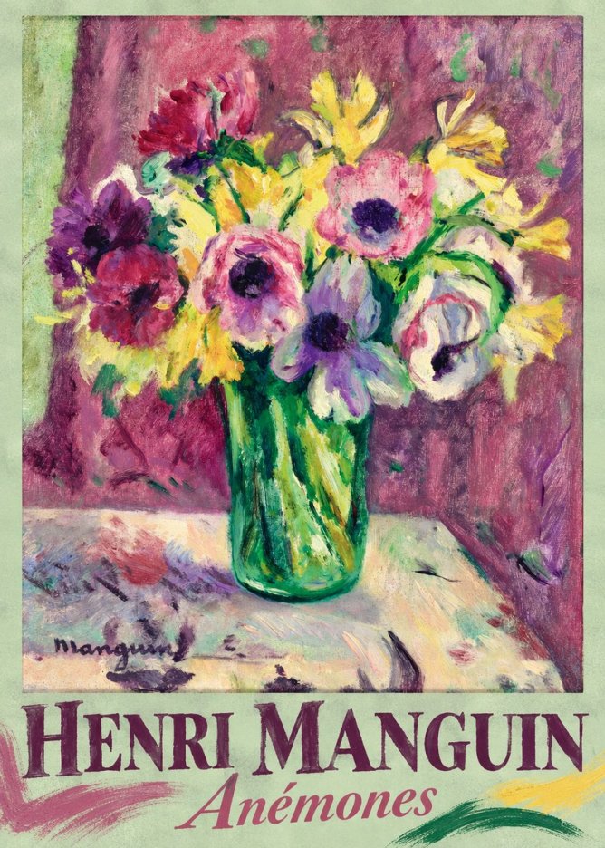 Henri Manguin Anémones No5 - Póster