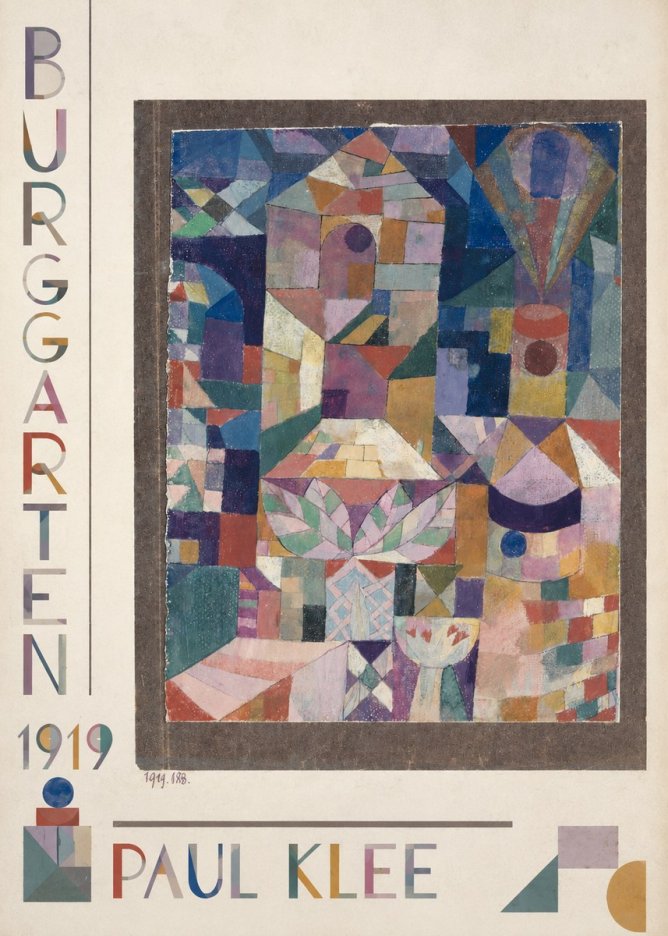 Paul Klee Burggarten No2 - Póster