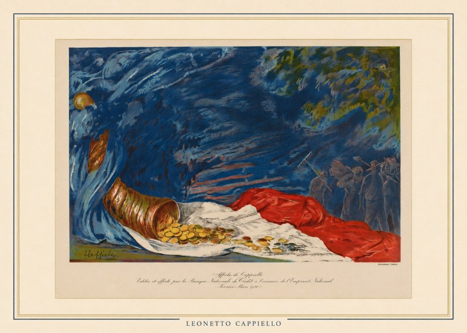 Leonetto Cappiello Emprunt National No4 - Póster