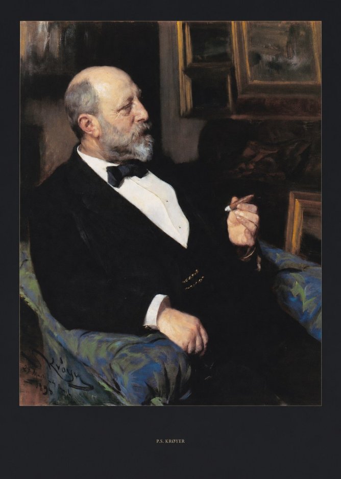 P.S. Krøyer Self-portrait I No6 - Póster