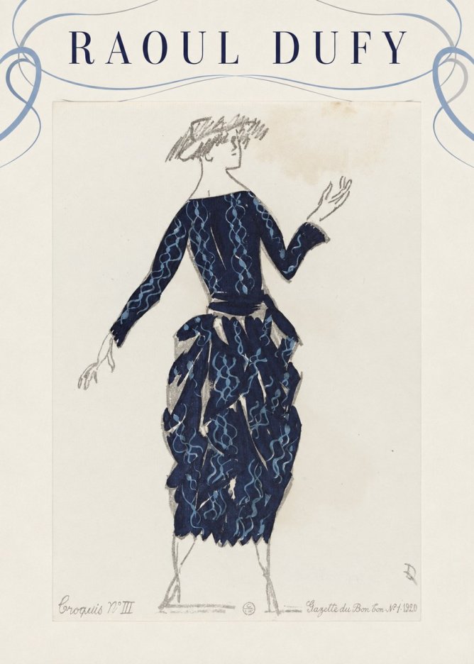 Raoul Dufy Croquis N°iii No3 - Póster