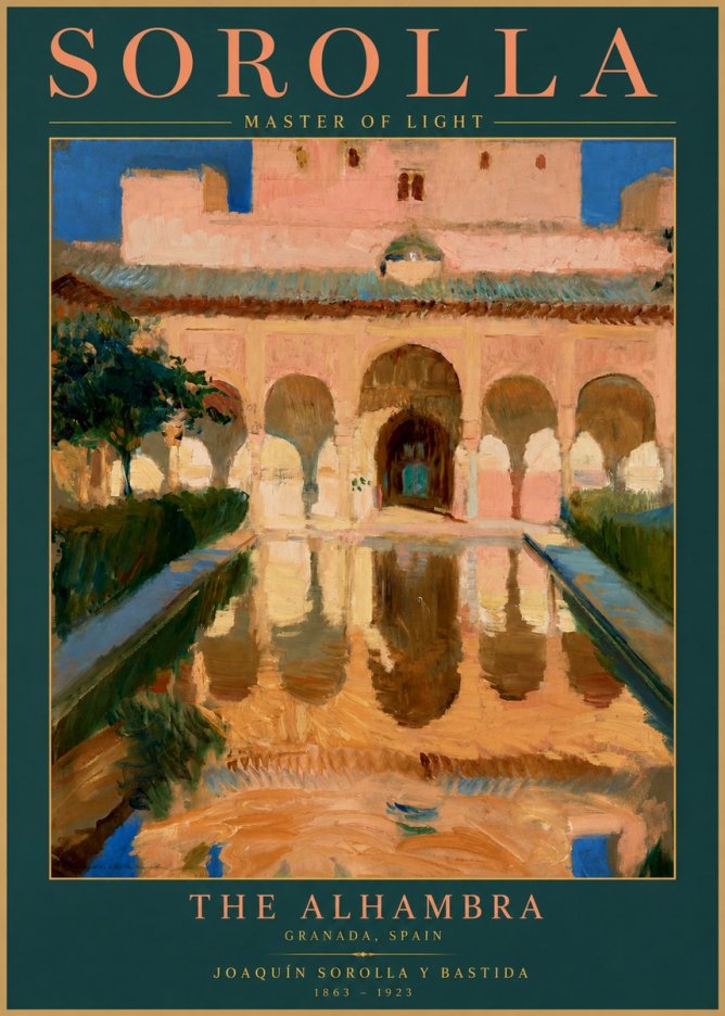 Sorolla The Alhambra No2 - Póster