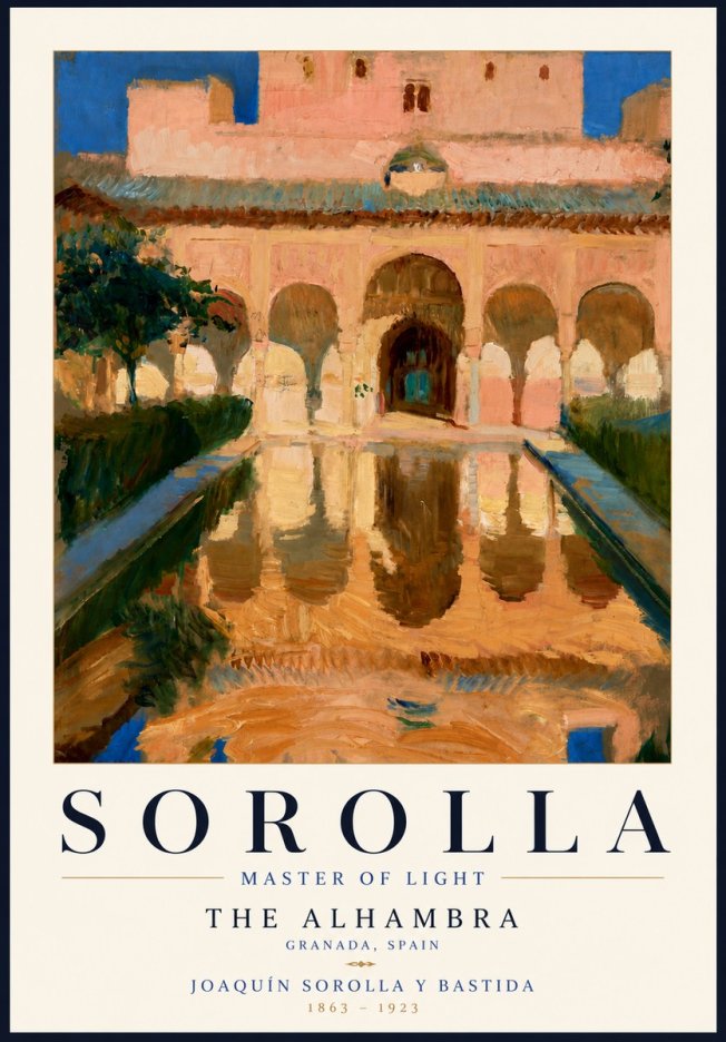 Sorolla The Alhambra No6 - Póster
