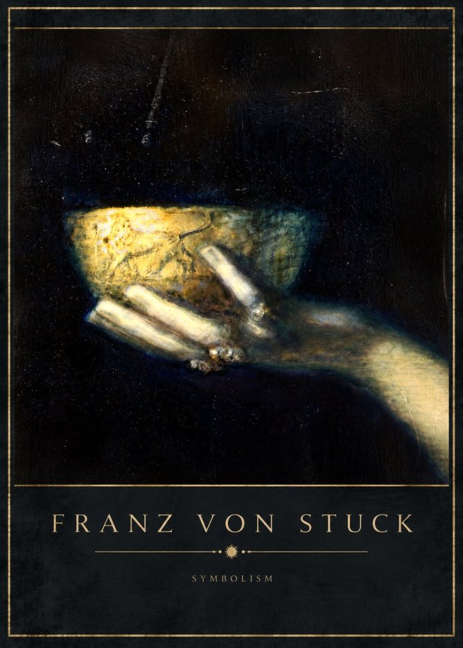 Franz von Stuck Die Schöne Hand Mit Der Schale No6 - Póster