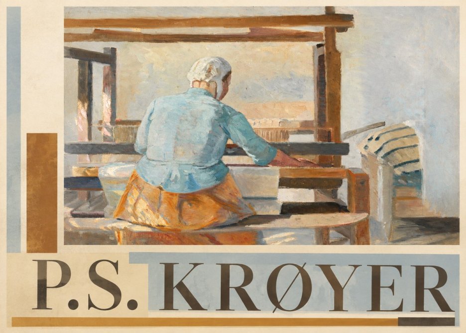 P.S. Krøyer A Weaver No4 - Póster