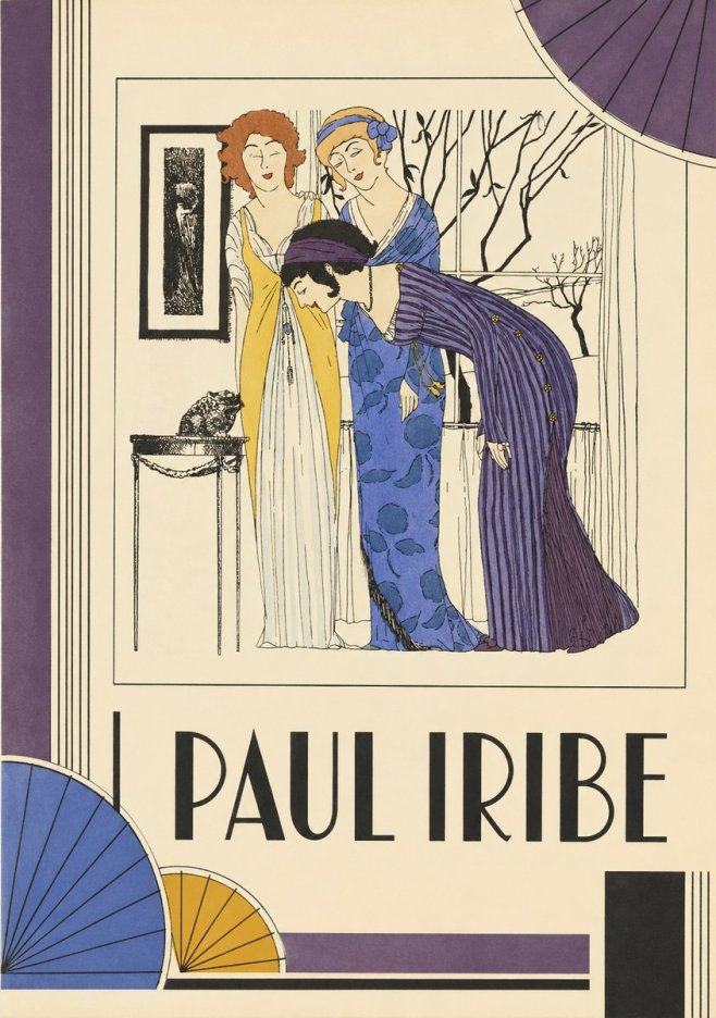 Paul Iribe Three Women and a Frog No2 - Póster