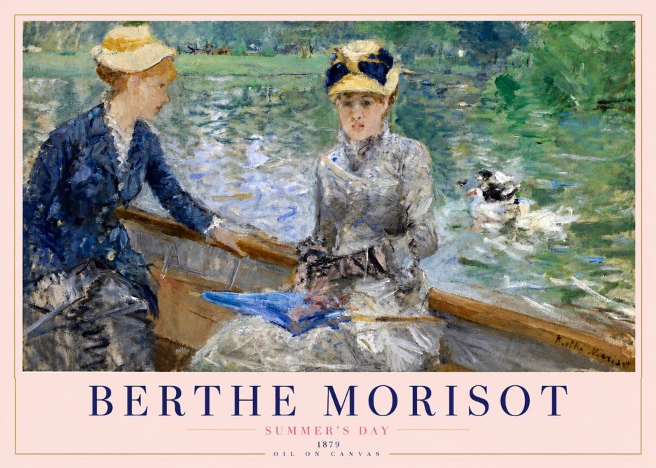 Berthe Morisot Summer's Day No4 - Póster