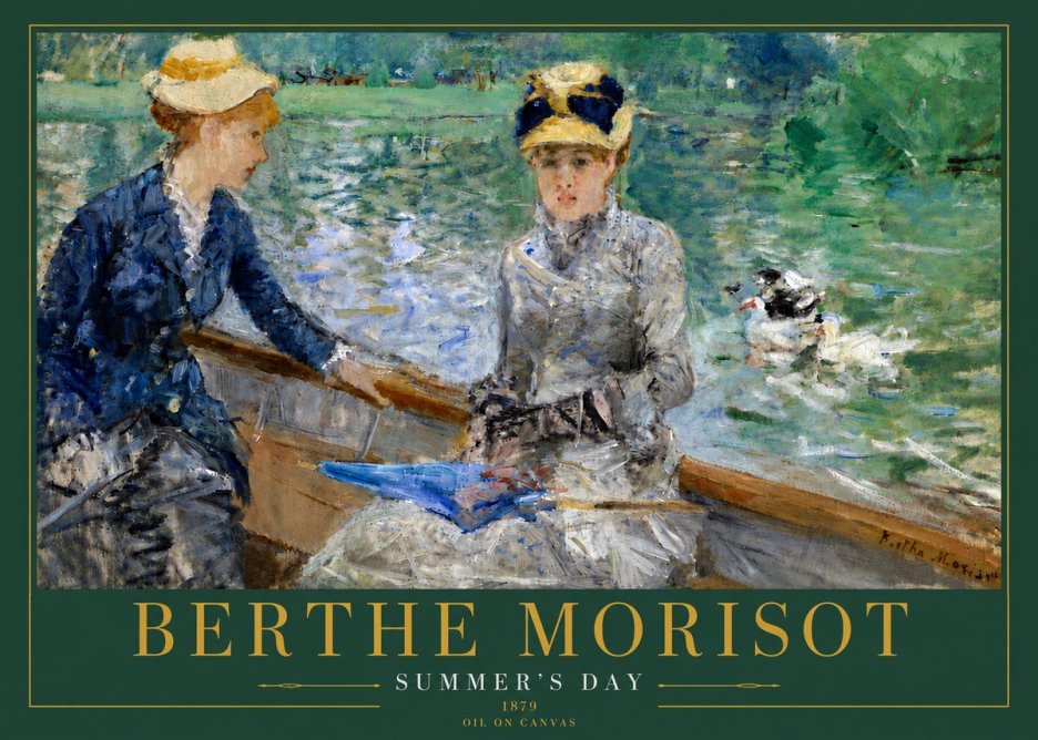 Berthe Morisot Summer's Day No5 - Póster